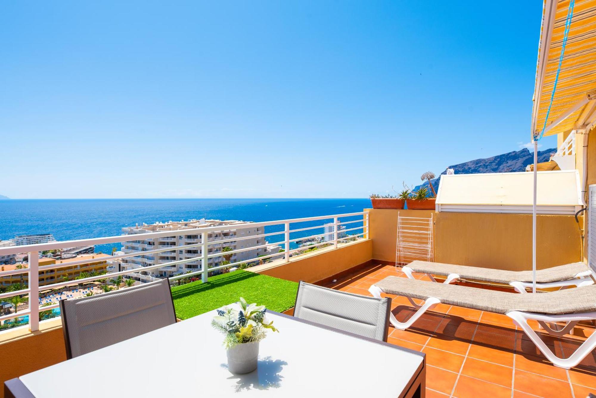 Panomaric Sea View - Sol Apartment Puerto de Santiago  Exterior foto
